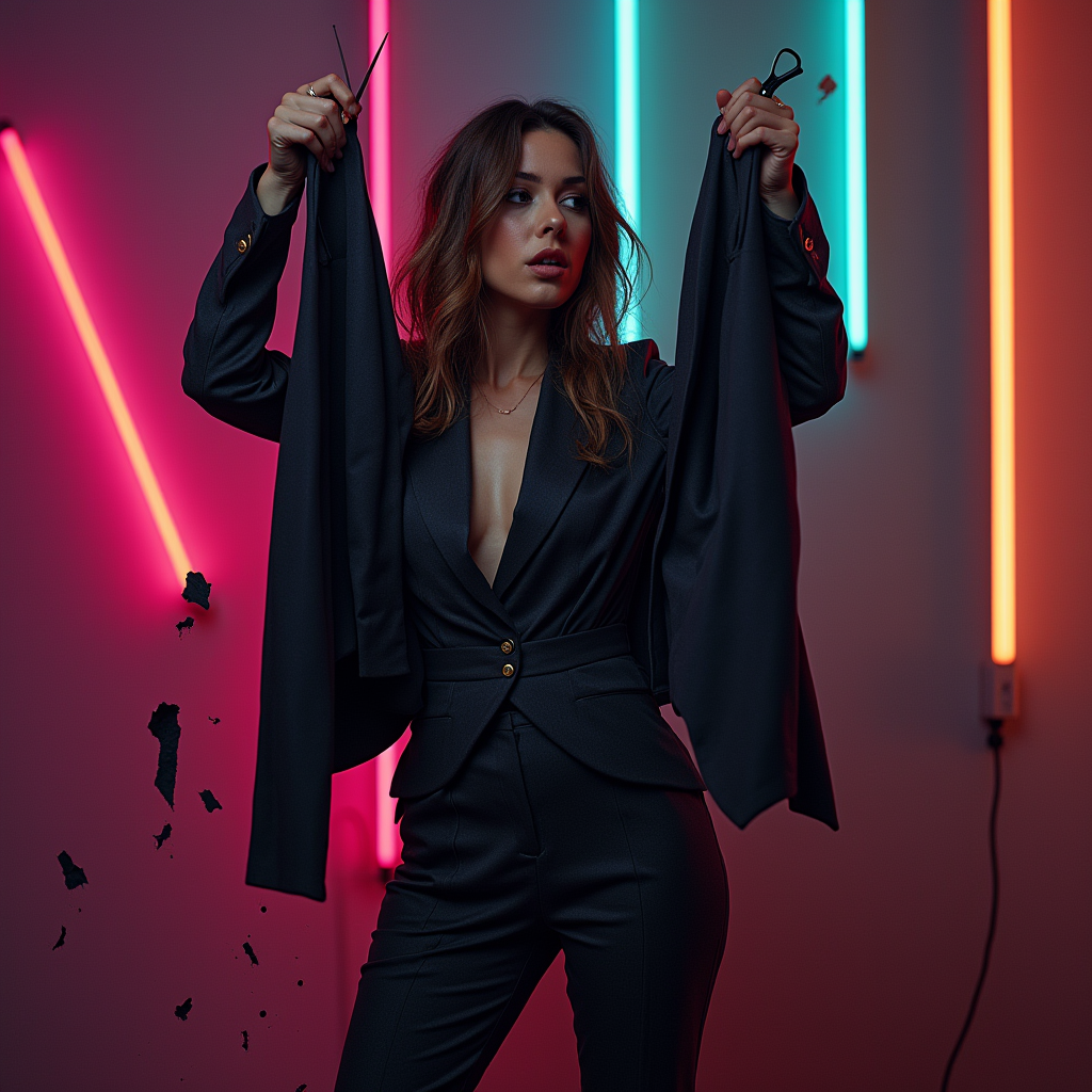 Editorial fashion visual